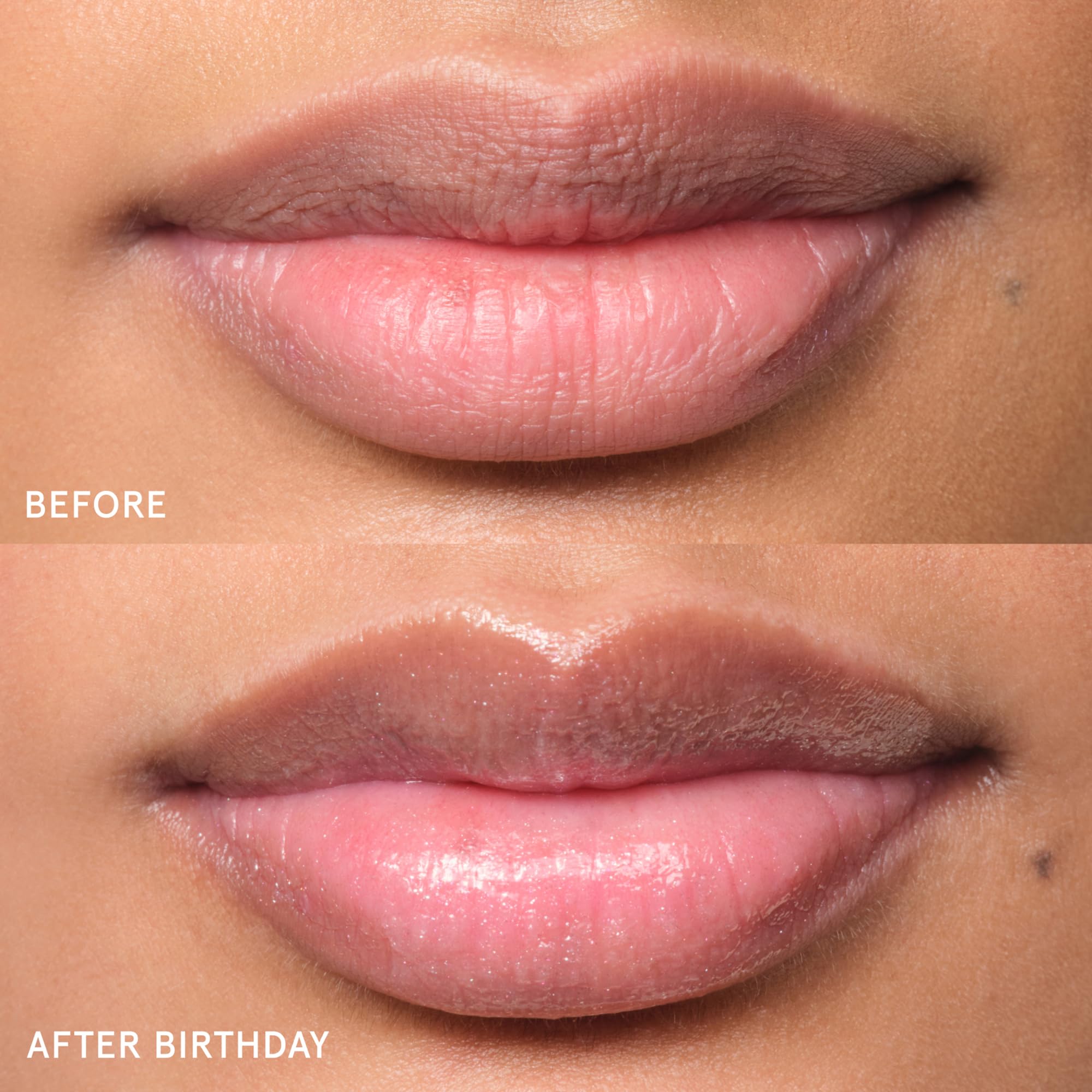 Glossier Balm Dotcom Hydrating Lip Balm - Universal Salve, Up to 12Hr Moisture - Lanolin, Beeswax & Castor Oil for Dry Lips, Cuticles & Skin - Birthday, Clear Soft Shimmer, 15ml - TrustMedUSA