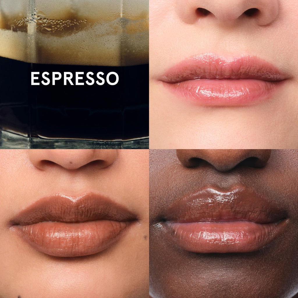 Glossier Balm Dotcom Hydrating Tinted Lip Balm - Universal Salve, Up to 12Hr Moisture for Dry Lips, Cuticles & Skin - Lanolin, Beeswax & Castor Oil - Espresso, Mocha Tint, 15ml - TrustMedUSA