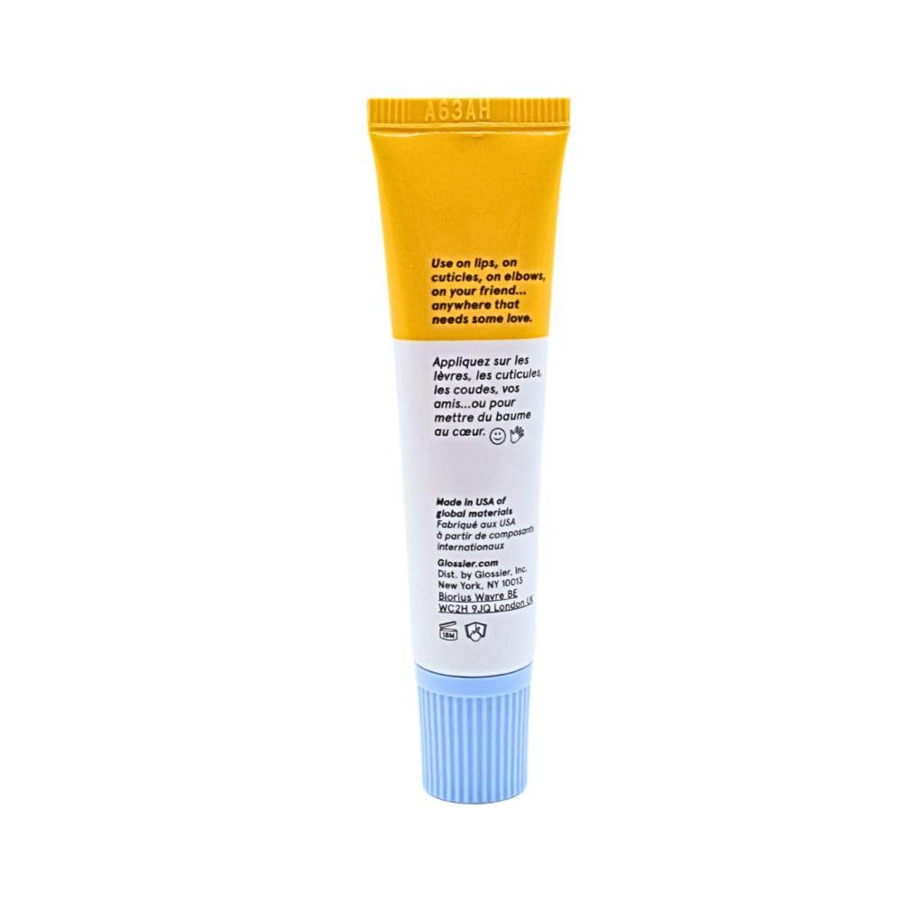Glossier Balm Dotcom Lip Balm and Skin Salve - Mango - Sheer Peach Rose - TrustMedUSA
