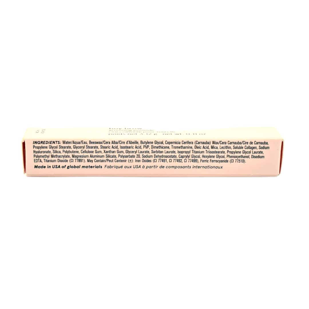 Glossier Boy Brow Volumizing Eyebrow Gel-Pomade - Black - Dark Brown-Black - TrustMedUSA