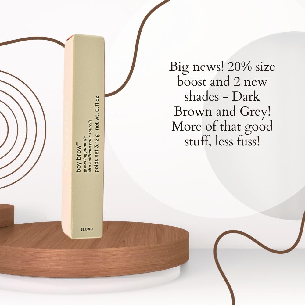 Glossier Boy Brow Volumizing Eyebrow Gel-Pomade - Blond - Light-Medium Blond - TrustMedUSA