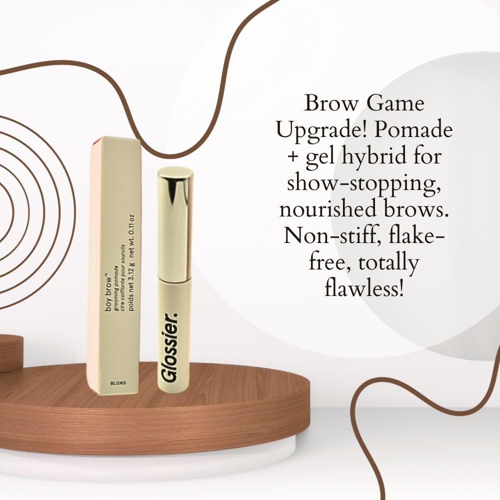Glossier Boy Brow Volumizing Eyebrow Gel-Pomade - Blond - Light-Medium Blond - TrustMedUSA