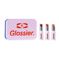Glossier Mini Ultralip Trio Holiday Gift Set: Pony+, Villa+, Trophy – High-Shine Hydrating Lipstick Minis 0.16 oz - TrustMedUSA