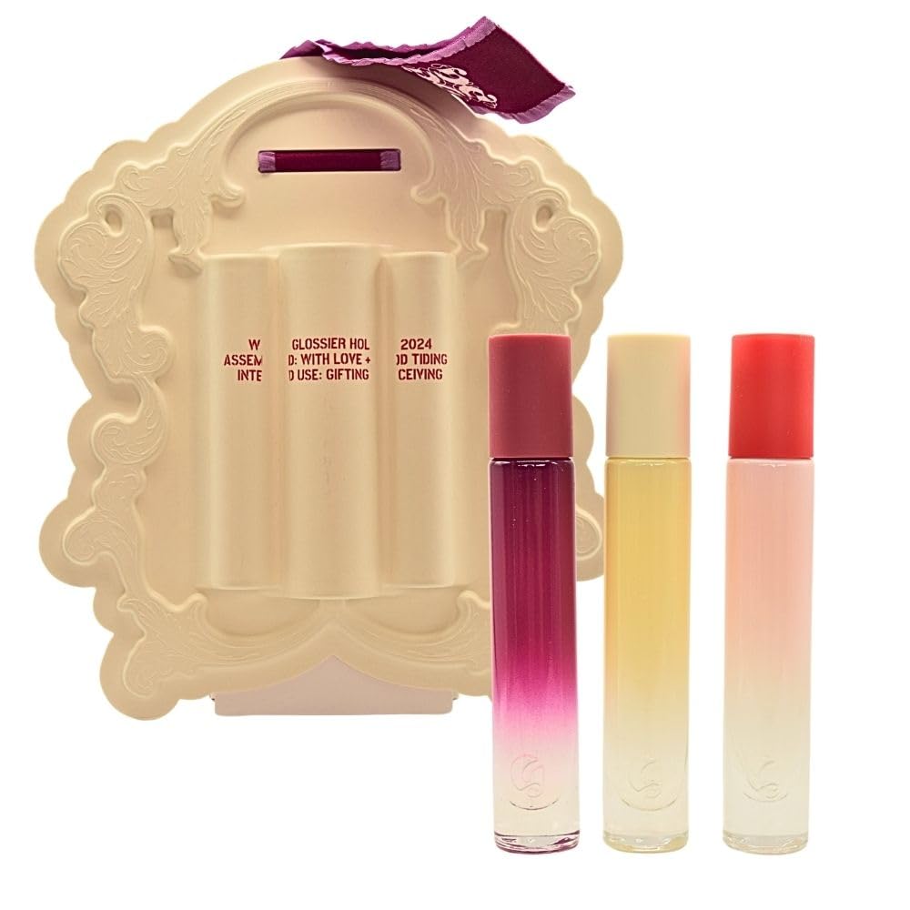 Glossier You Discovery Travel Perfume Spray Gift Set - Limited Edition Trio: Warm Clean, Serene Woody, Dreamy Gourmand Scents - You, Doux, Rêve. - TrustMedUSA