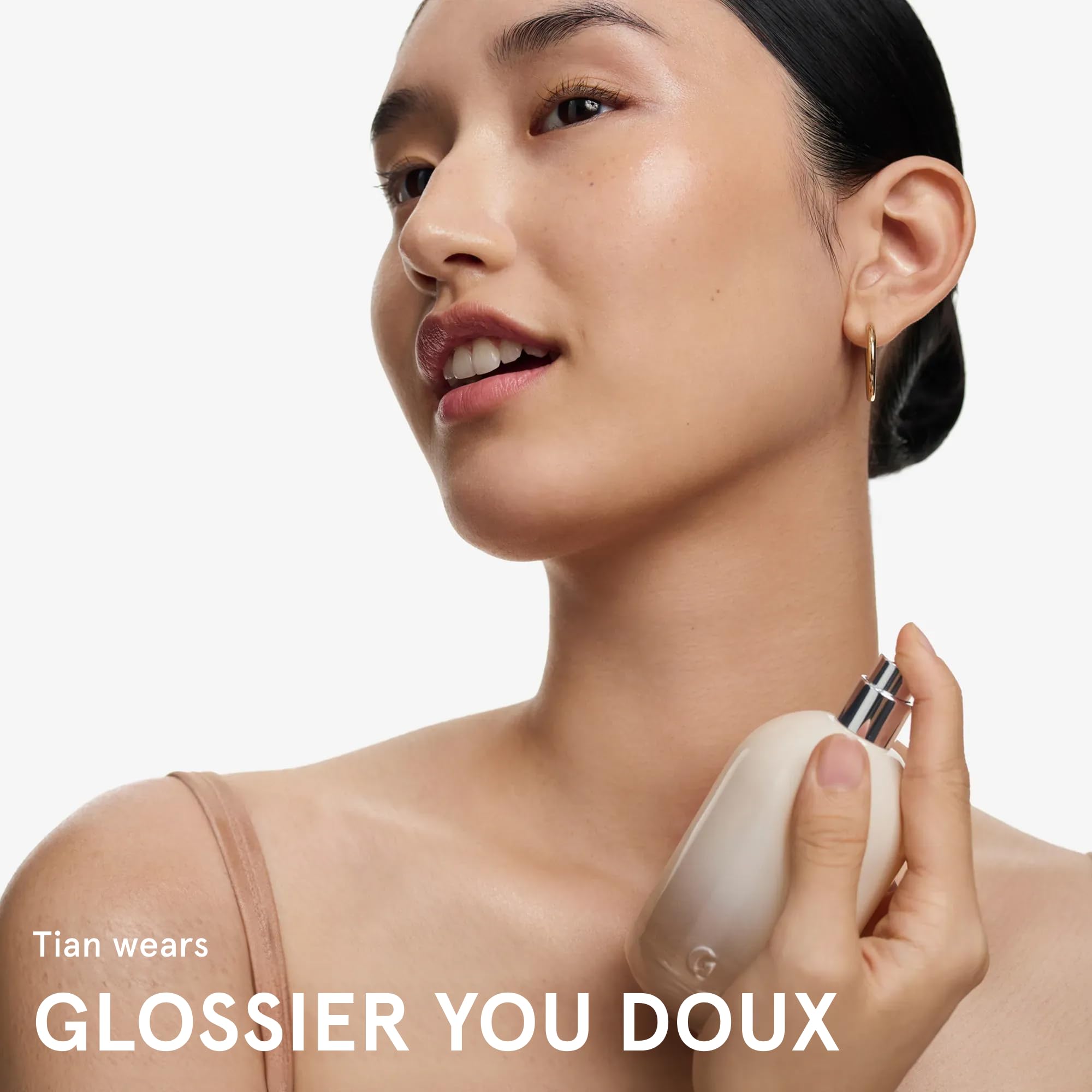 Glossier You Doux Eau de Parfum - Unisex Fragrance for Men & Women, Skin-Scent Enhancer Smells Different on Everyone - Earthy Woody Perfume with Sweet Violet, Palo Santo & Ambrox Base Notes, 100ml - TrustMedUSA
