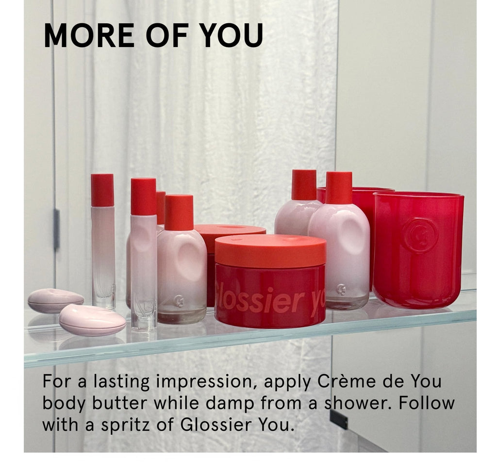 Glossier You Eau de Parfum - Unisex Fragrance for Men & Women, Skin-Scent Enhancer Smells Different on Everyone - Musky, Warm & Spicy Perfume with Pink Pepper, Iris & Ambrox Base Notes, 50ml - TrustMedUSA