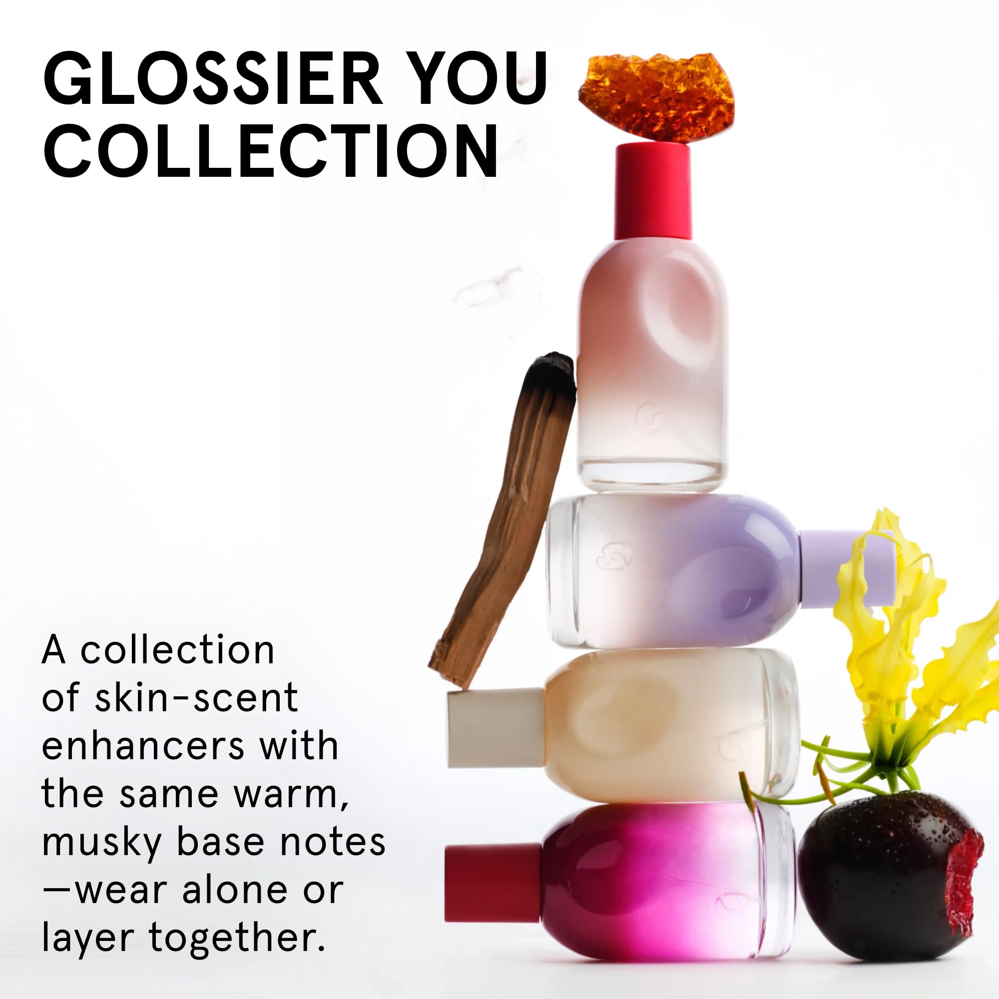 Glossier You Eau de Parfum - Unisex Fragrance for Men & Women, Skin-Scent Enhancer Smells Different on Everyone - Musky, Warm & Spicy Perfume with Pink Pepper, Iris & Ambrox Base Notes, 50ml - TrustMedUSA