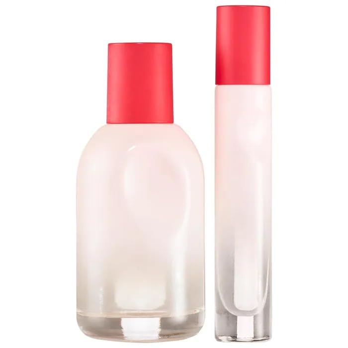 Glossier You Limited Edition Eau de Parfum Holiday Gift Set - Full Size Spray (1.7oz / 50ml) and Travel Size Rollerball (0.27oz / 8ml) - TrustMedUSA