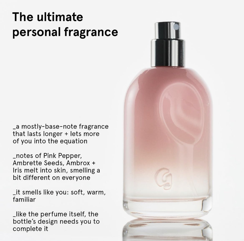 Glossier You Limited Edition Two of You Eau de Parfum Holiday Gift Set - Full Size Spray (1.7oz / 50ml) and Travel Size Rollerball (0.27oz / 8ml) - TrustMedUSA