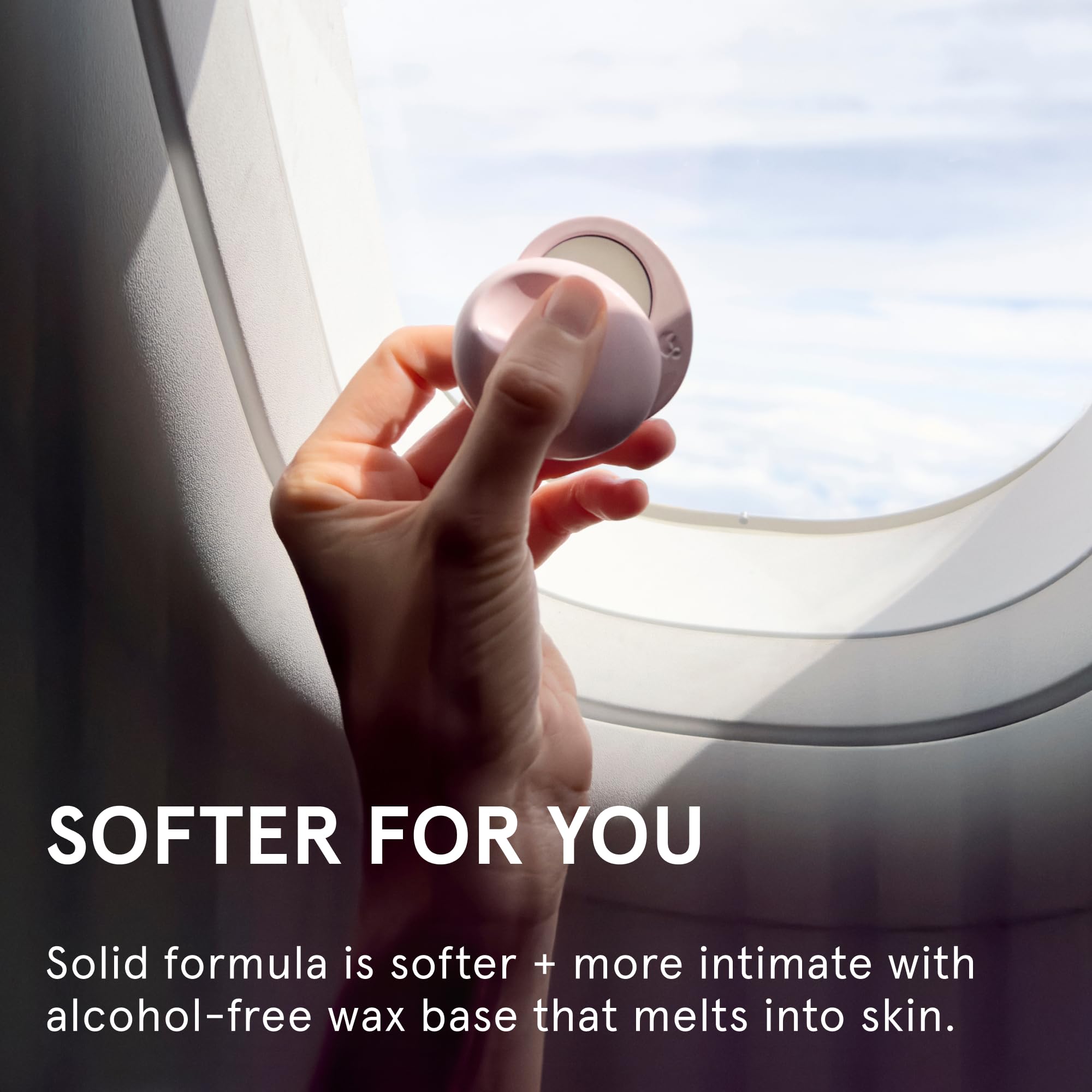 Glossier You Solid Perfume - Unisex Fragrance for Women & Men in Refillable Compact, Alcohol-Free Balm Melts Into Skin - Buildable Warm & Spicy Scent Pink Pepper, Iris, Ambrox - Travel-Friendly, 3g - TrustMedUSA