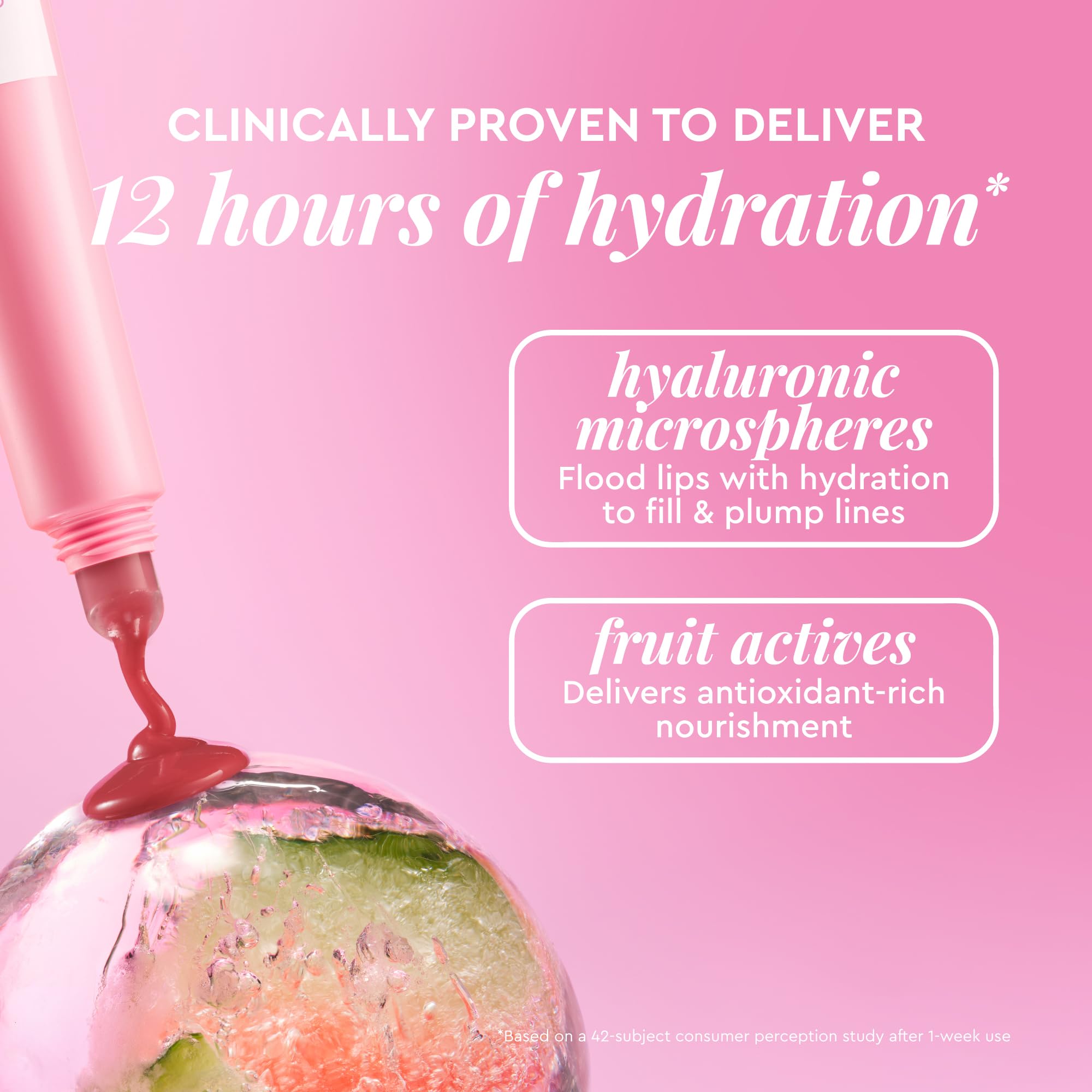 Glow Recipe Glass Balm Lip Treatment - 12Hr Hydrating Lip Balm & Moisturizer with Hyaluronic Acid to Smooth, Plump & Protect from Dryness - Sheer Soft Pink Tint, Watermelon Bingsoo (15 ml) - TrustMedUSA