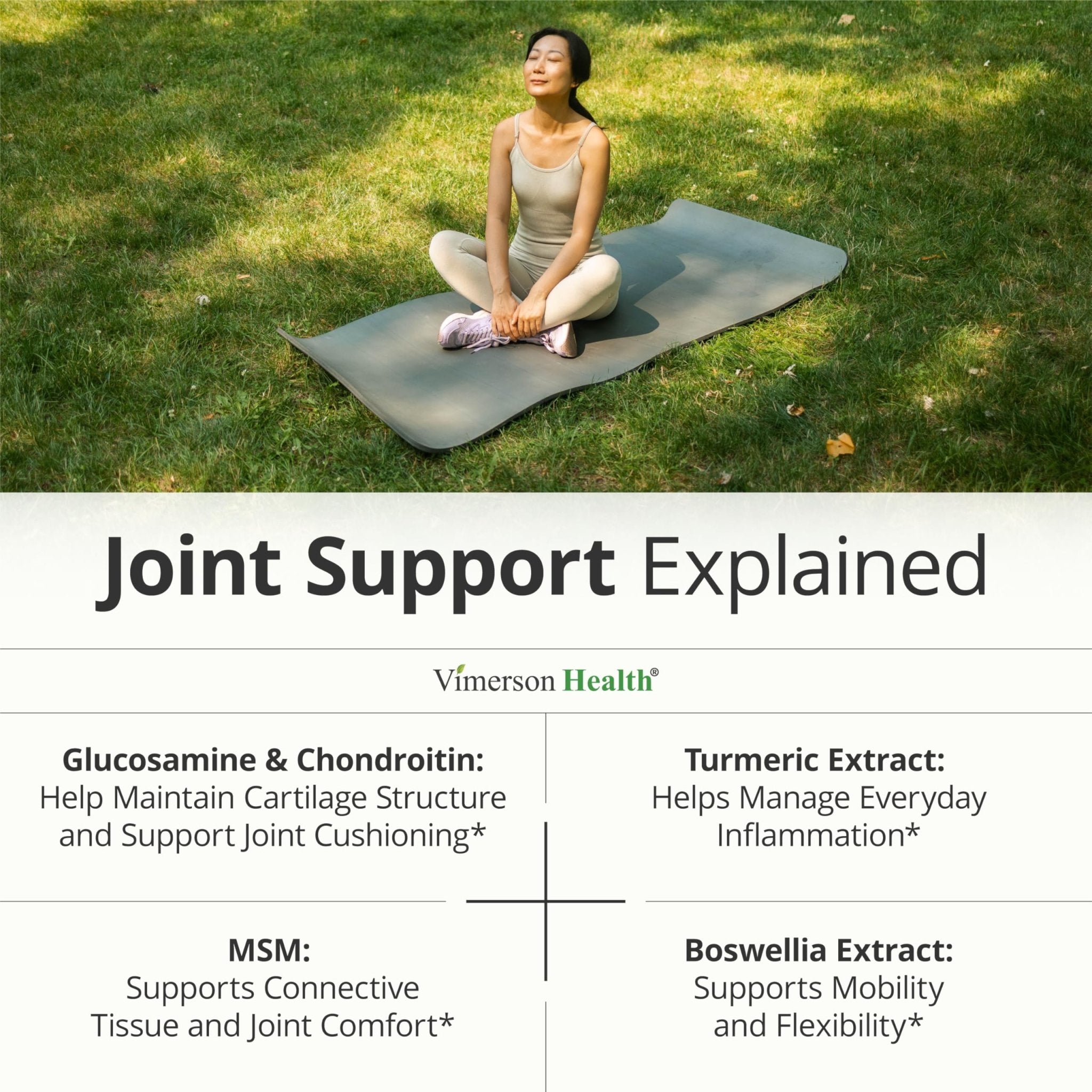 Glucosamine Chondroitin MSM – Joint Support Supplement for Women and Men with Glucosamine Sulfate 1500 mg, Chondroitin and MSM – for Cartilage, Joint Health and Flexibility – 90 Capsules - Maple Wellness Supplements