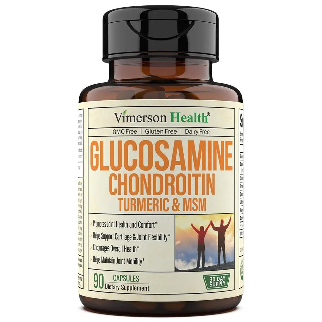 Glucosamine Chondroitin MSM Turmeric Boswellia - Joint Support Supplement. Antioxidant - TrustMedUSA