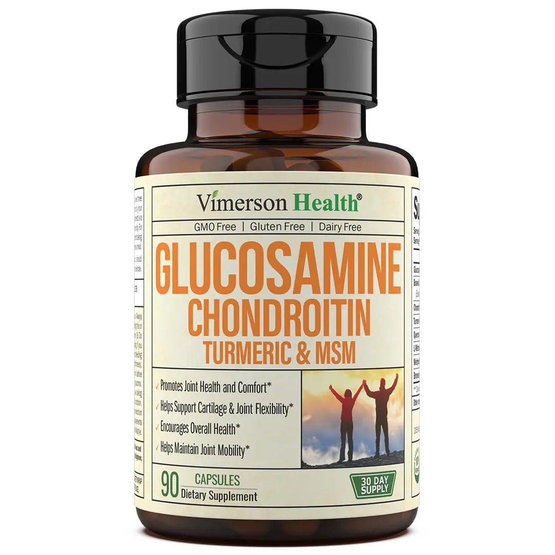 Glucosamine Chondroitin MSM Turmeric Boswellia - Joint Support Supplement. Antioxidant - TrustMedUSA