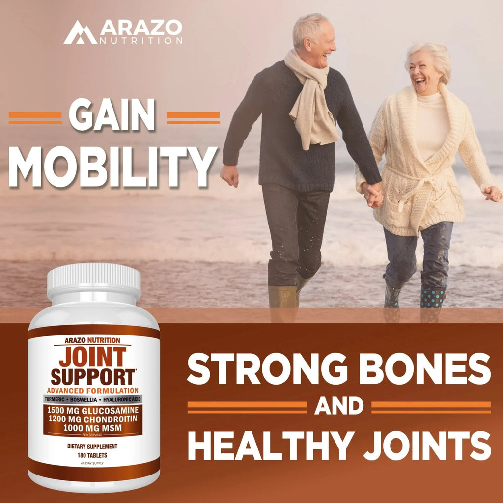 Glucosamine Chondroitin Turmeric Msm Boswellia - Joint Support Supplement for Relief - TrustMedUSA
