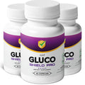 GlucoShield Pro - Natural Supplement with Vitamins B1, B2, B6, Magnesium, Zinc & Calcium | Non-GMO, Stimulant-Free, Easy-to-Take | Made in the USA, GMP-Certified | 30 Capsules, 3 Month Supply - TrustMedUSA