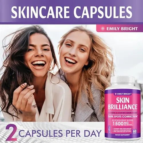 Glutathione Capsules - 1,500mcg Glutathione Supplement - Skin Tone Enhancer - Targets - TrustMedUSA