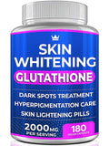 Glutathione Whitening Pills - 180 Capsules 2000mg Glutathione - Effective Skin Lightening - TrustMedUSA