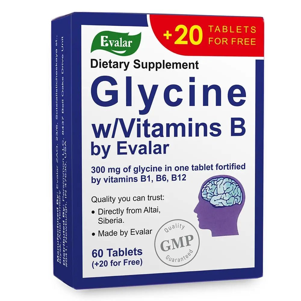 Glycine Forte Evalar 60 Tabs - TrustMedUSA