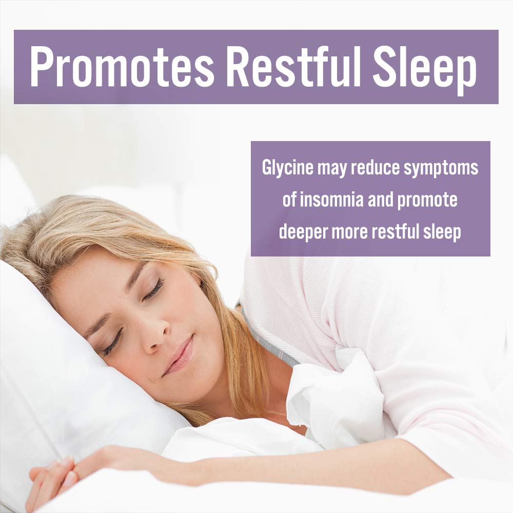 Glycine Powder (2 lbs) - Promotes Restful Sleep, Muscle Energy and Strength, Memory and Cognition Support (Resealable Bag) - TrustMedUSA