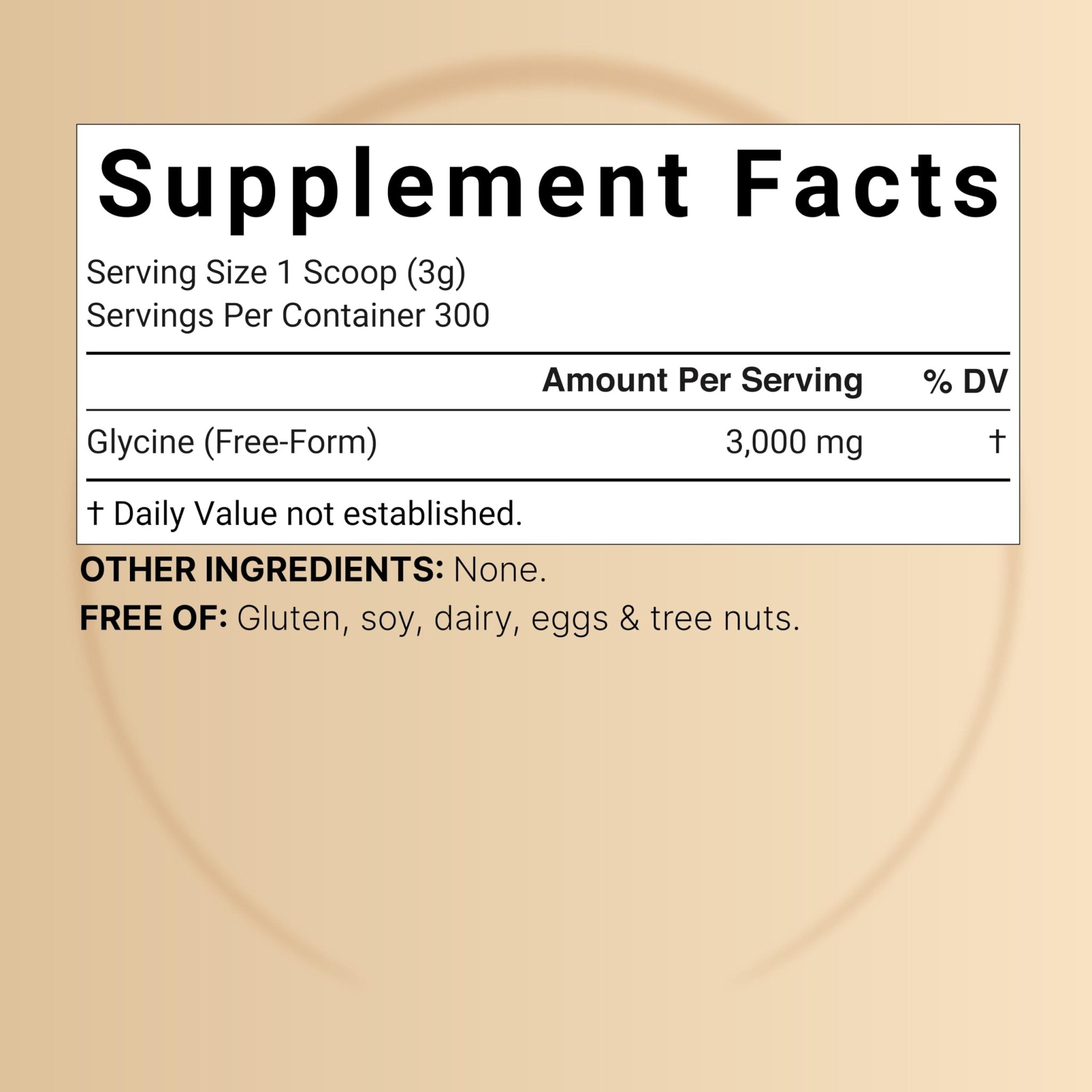 Glycine Powder, 300 Servings (2 lb) – 3,000 mg Free-Form Glycine Per Serving – Unflavored Pure Powder – Non-GMO, cGMP Manufactured - TrustMedUSA