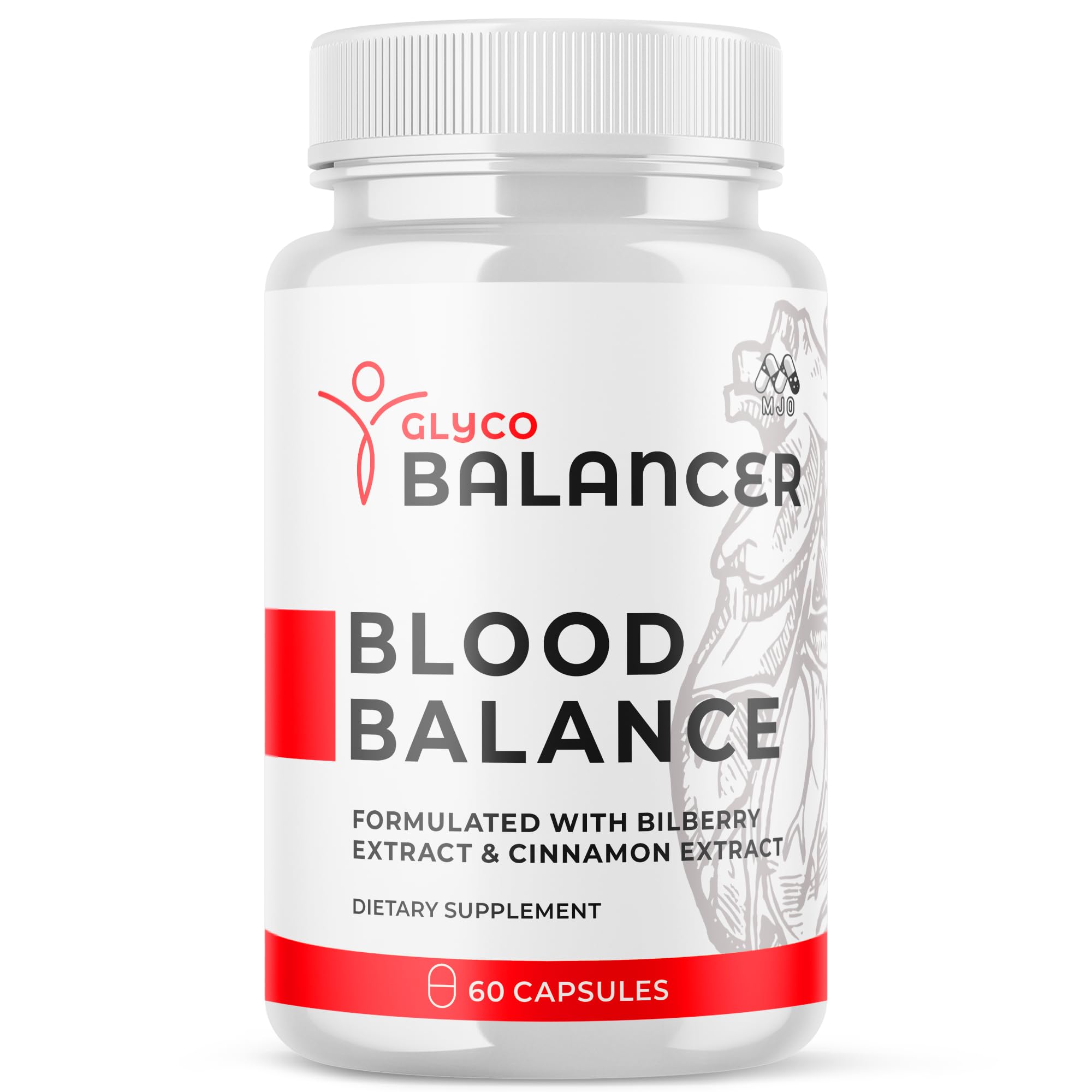 Glyco Balancer Capsules, Official GlycoBalancer Health Support Pills With All Natural Ingredients, Glyco Balancer Advanced Health & Wellness Support with Premium Vitamins for Women & Men (60 Capsules) - TrustMedUSA
