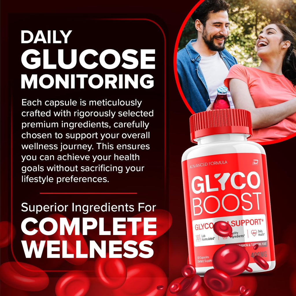 Glyco Boost Capsules – GlycoBoost Advanced Supplement, All Natural Formula to Maintain Healthy Levels, Maximum Strength Formula, Glyco Boost Pills Reviews (3 Pack - 180 Capsules) - TrustMedUSA