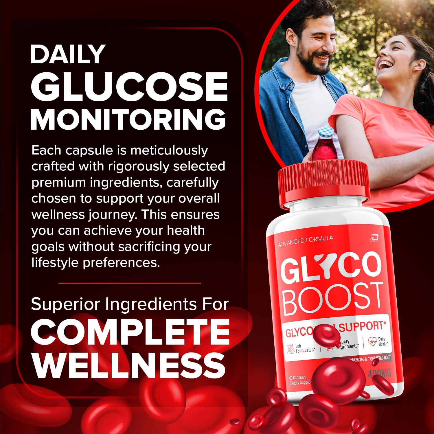 Glyco Boost Capsules – GlycoBoost Advanced Supplement, All Natural Formula to Maintain Healthy Levels, Maximum Strength Formula, Glyco Boost Pills Reviews (3 Pack - 180 Capsules) - TrustMedUSA