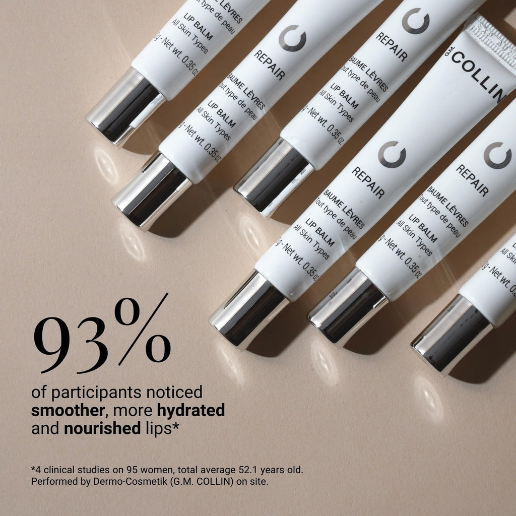 G.M. COLLIN Repair Lip Balm | Hydrating Treatment for Dry or Chapped Lips | Moisturizing Shea Butter to Soothe and Soften - TrustMedUSA
