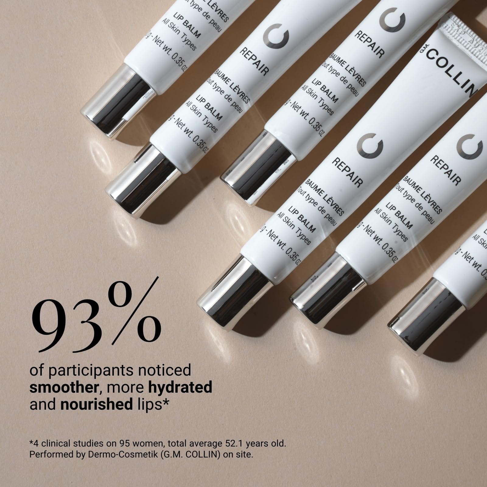 G.M. COLLIN Repair Lip Balm | Hydrating Treatment for Dry or Chapped Lips | Moisturizing Shea Butter to Soothe and Soften - TrustMedUSA