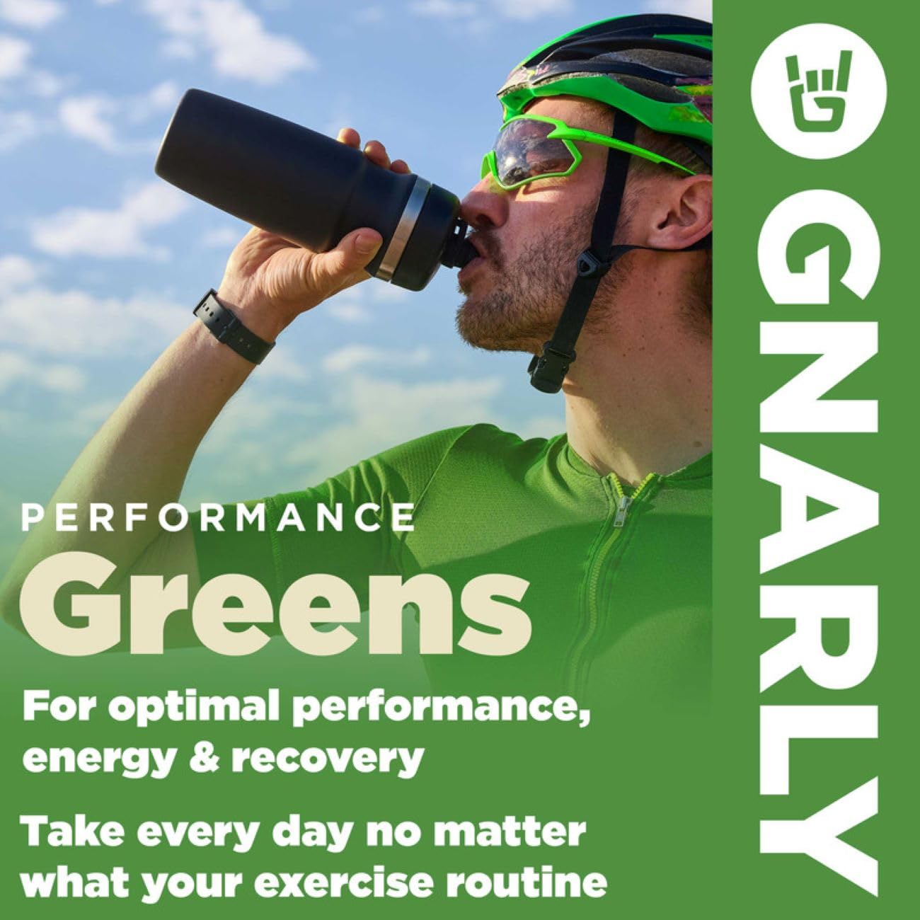 Gnarly Nutrition Greens Superfood Powder – Lemon Mint Performance Super Greens Powder – NSF Contents Certified – Organic, Probiotics & Essential Micronutrients - Lemon Mint, 11.64 oz - TrustMedUSA