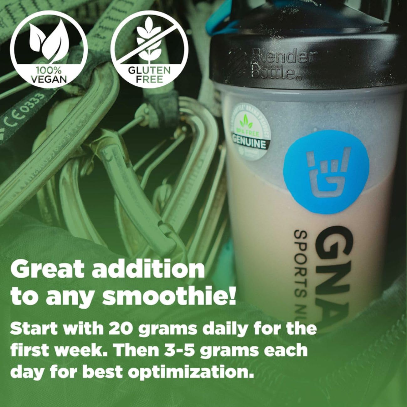 Gnarly Nutrition Greens Superfood Powder – Lemon Mint Performance Super Greens Powder – NSF Contents Certified – Organic, Probiotics & Essential Micronutrients - Lemon Mint, 11.64 oz - TrustMedUSA
