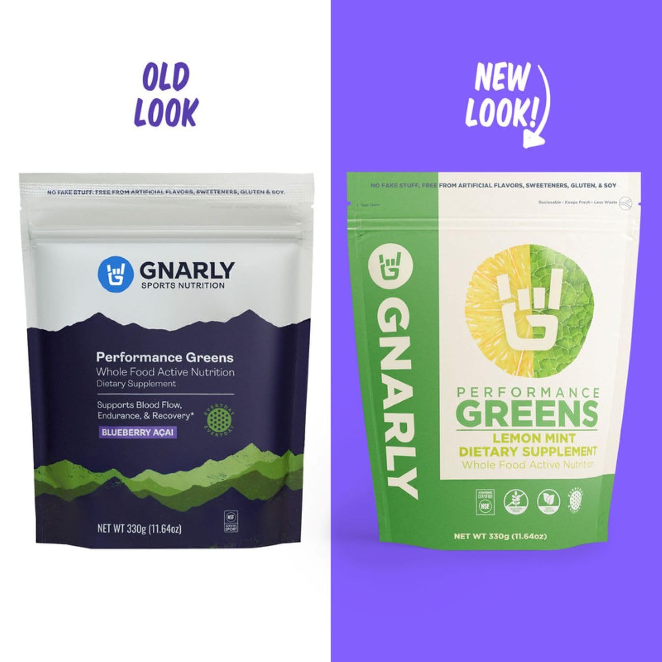 Gnarly Nutrition Greens Superfood Powder – Lemon Mint Performance Super Greens Powder – NSF Contents Certified – Organic, Probiotics & Essential Micronutrients - Lemon Mint, 11.64 oz - TrustMedUSA