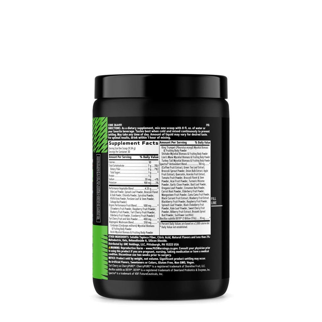 GNC AMP Amplified Greens Superfoods Performance Blend - Vegan Athlete Superfood Drink - Blueberry Pomegranate - 9.9 Oz (30 Servings) - TrustMedUSA