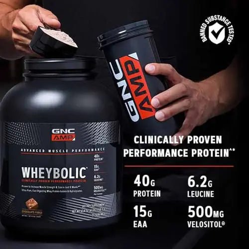 GNC AMP Wheybolic Protein Powder | Targeted Muscle Building and Workout Support - TrustMedUSA