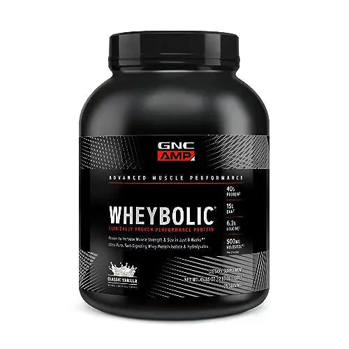 GNC AMP Wheybolic Protein Powder | Targeted Muscle Building and Workout Support - TrustMedUSA