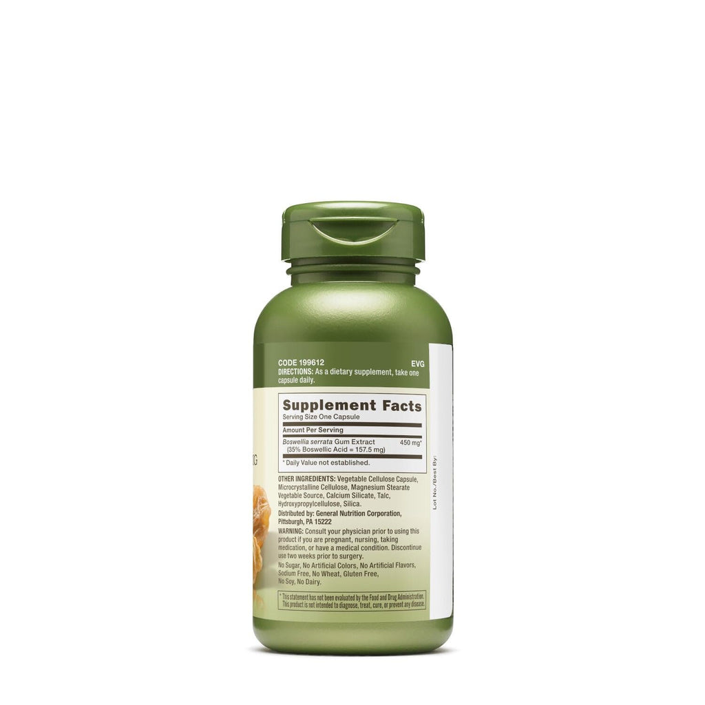 GNC Herbal Plus Boswellia Extract 450mg Supplement, Vegetarian, Supports Joint Health, 100 Servings - TrustMedUSA