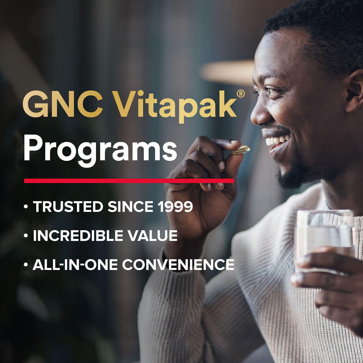 GNC Mega Men Energy and Metabolism Vitapak Program, Convenient, Complete Nutrition, 5 Products in 1 Packet, Calorie Burn, Thermogenic, 300mg Caffeine, 30 Daily Packs - TrustMedUSA