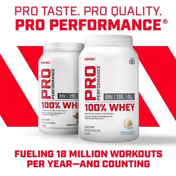 GNC Pro Performance 100 Whey Protein - Banana Cream 1.86 lbs. - TrustMedUSA