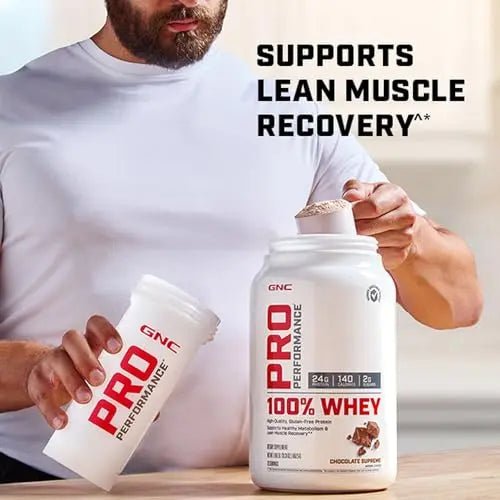 GNC Pro Performance 100 Whey Protein - Banana Cream 1.86 lbs. - TrustMedUSA