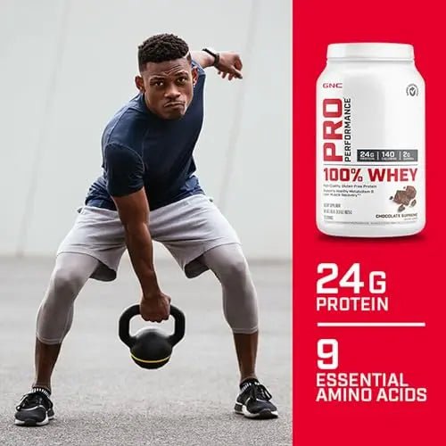 GNC Pro Performance 100 Whey Protein - Banana Cream 1.86 lbs. - TrustMedUSA