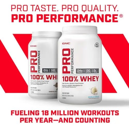 GNC Pro Performance 100 Whey Protein - Banana Cream 1.86 lbs. - TrustMedUSA