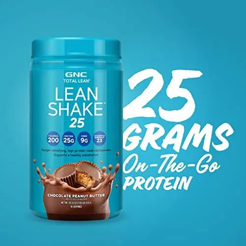 GNC Total Lean | Lean Shake 25 Protein Powder | High-Protein Meal Replacement Shake - TrustMedUSA