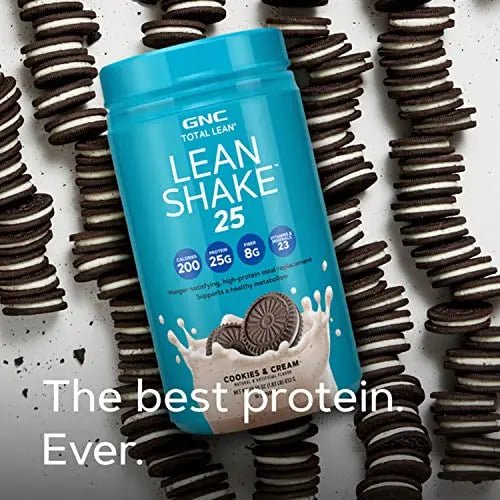 GNC Total Lean | Lean Shake 25 Protein Powder | High-Protein Meal Replacement Shake - TrustMedUSA