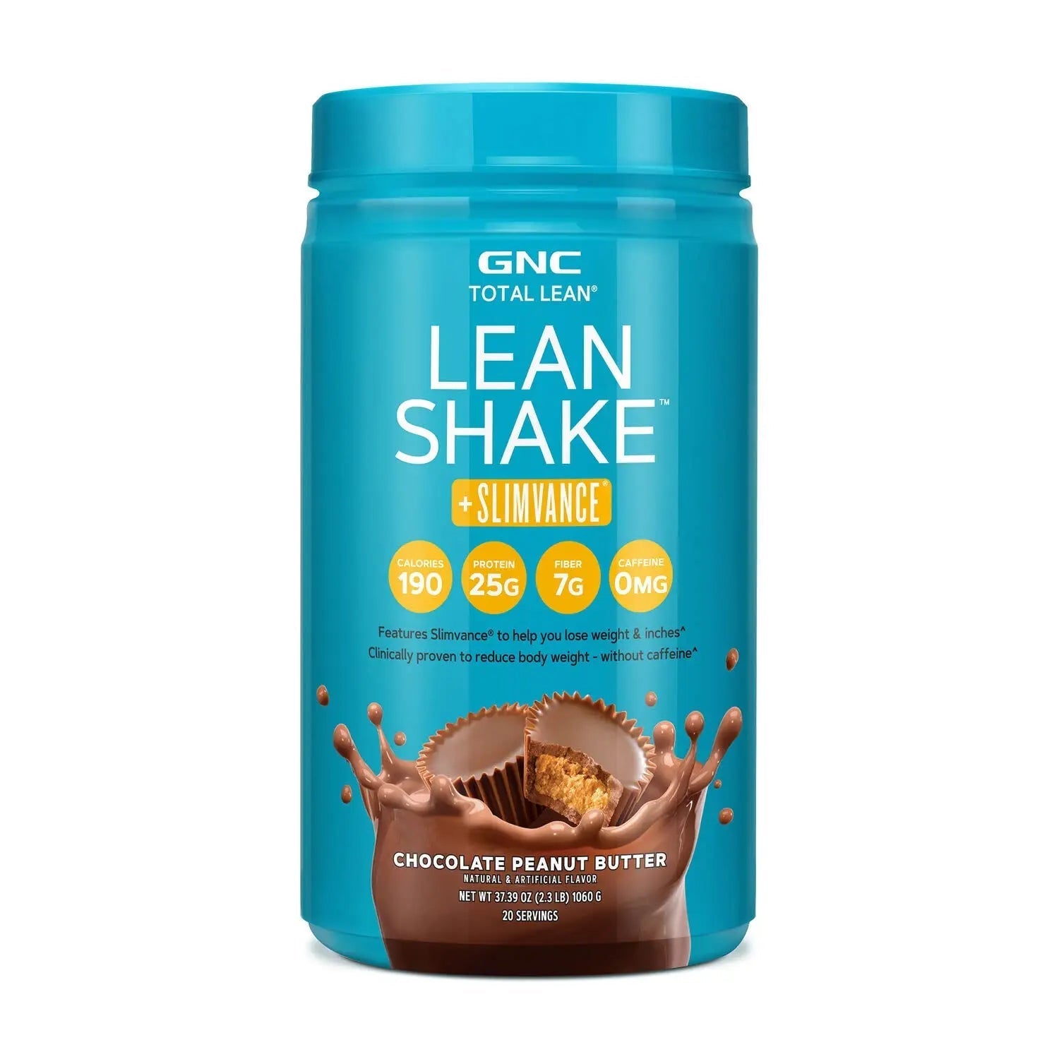 GNC Total Lean Shake + Slimvance | Caffeine Free Protein Powder, Helps Reduce Body - TrustMedUSA