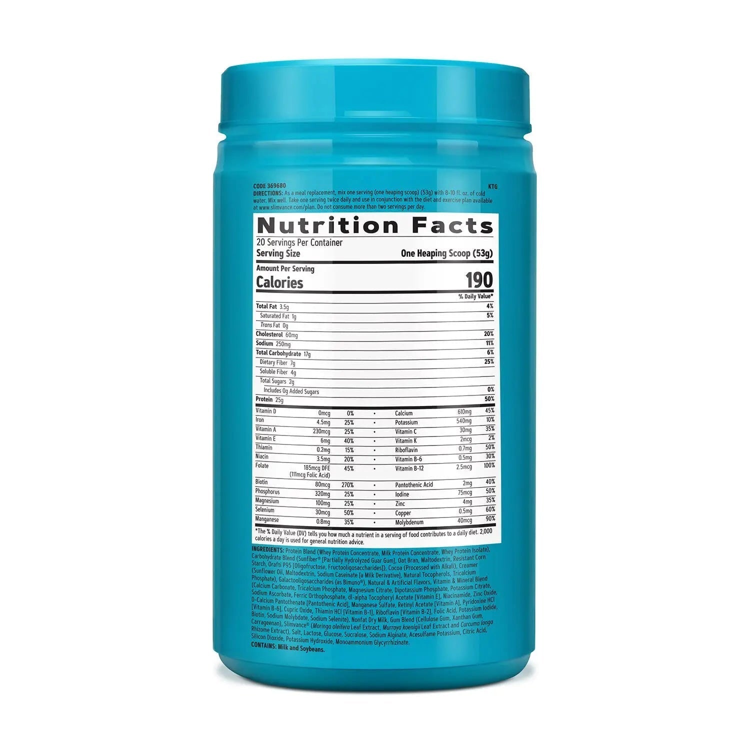 GNC Total Lean Shake + Slimvance | Caffeine Free Protein Powder, Helps Reduce Body - TrustMedUSA