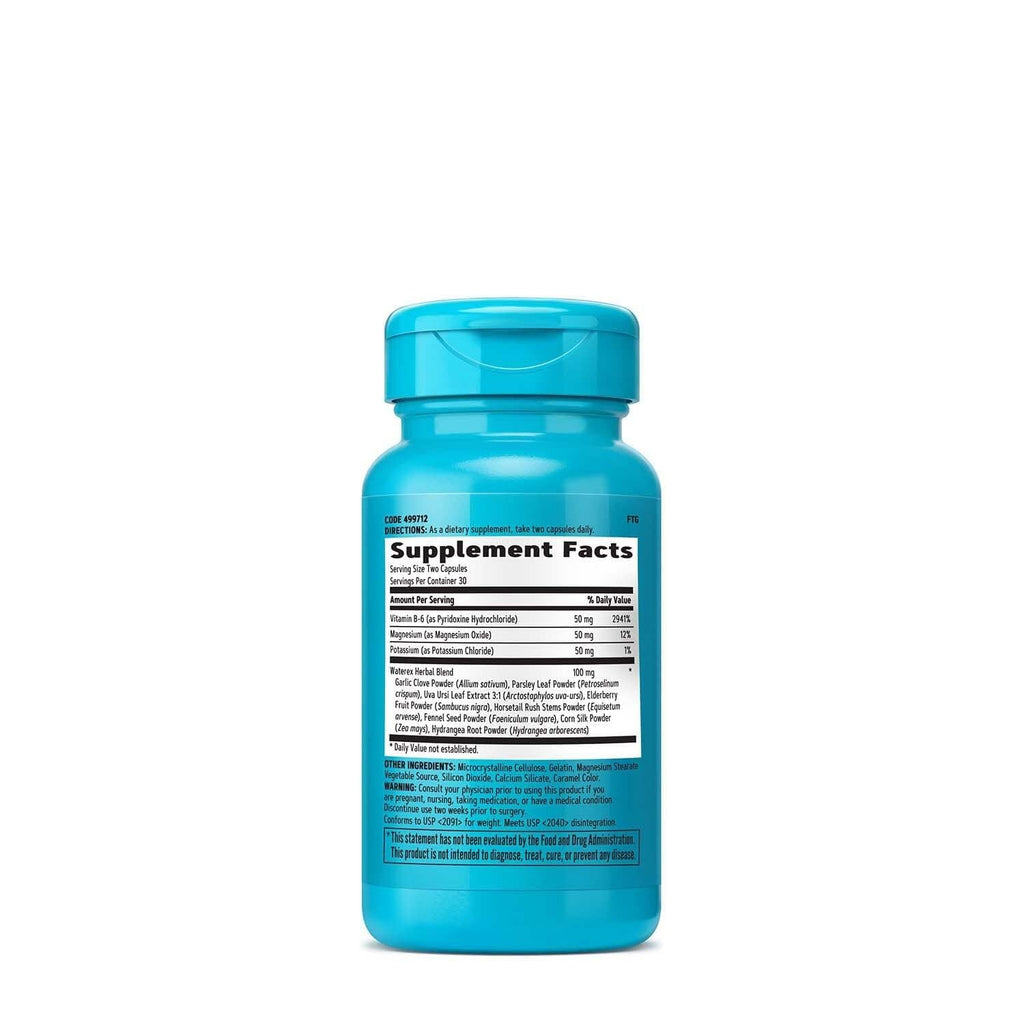 GNC Total Lean Waterex, Helps Regulate Water Balance, Enhanced with Vital Electrolytes, 60 Capsules - TrustMedUSA