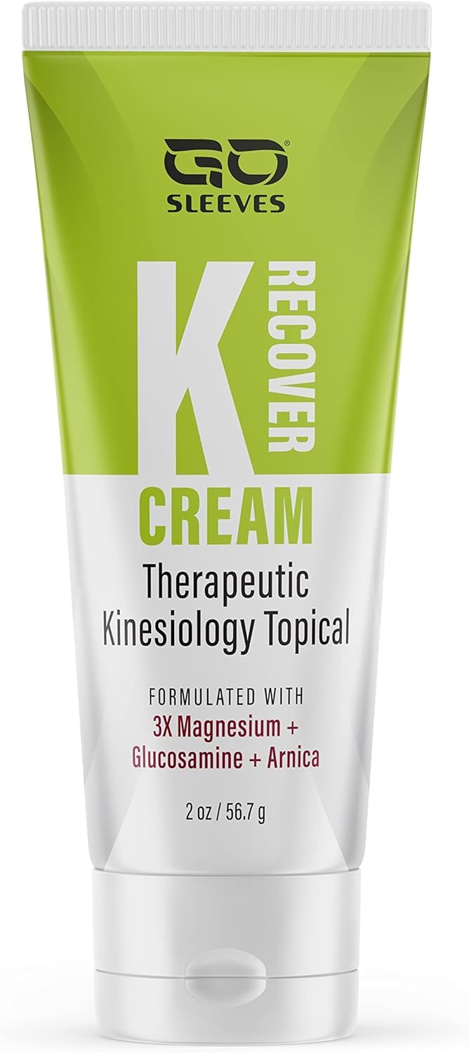 Go Sleeves Sports Recovery Cream - Concentrated Muscle and Joint Recovery Lotion – Magnesium Chloride Cream with Arnica for Muscle Pain and Stiffness from Running, Exercise, Backache – 2 Ounces - TrustMedUSA