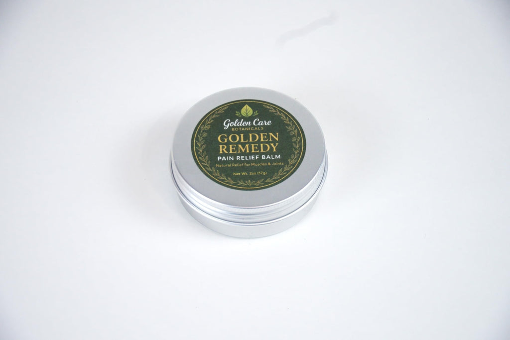 Golden Remedy Pain Balm - Topical Analgesic with Menthol & Camphor - Fast Acting Cooling Formula - TrustMedUSA