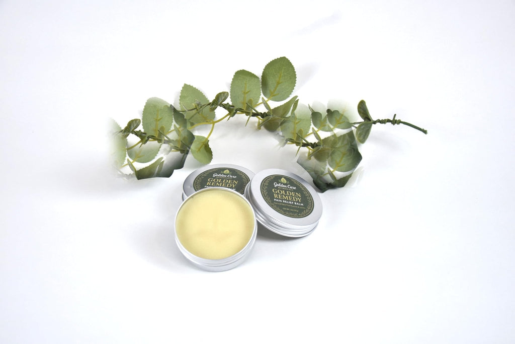 Golden Remedy Pain Balm - Topical Analgesic with Menthol & Camphor - Fast Acting Cooling Formula - TrustMedUSA